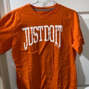 Nike Medium orange shirt Just Do It